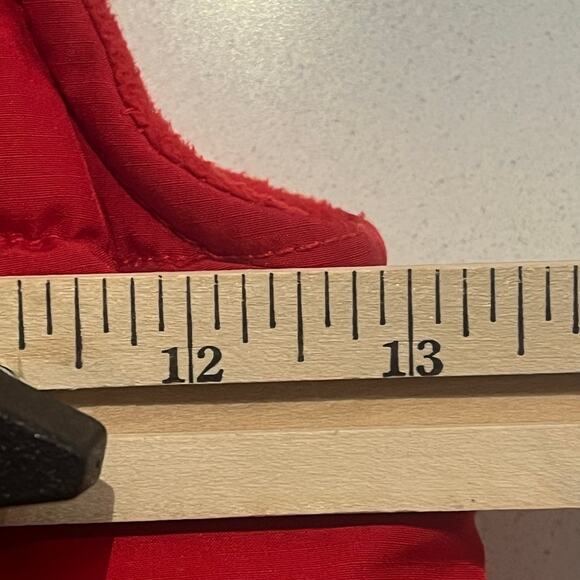 Carters Boy 4T Puffer Vest Sherpa Collar Fleece Red Gray Zip Up Winter Jacket - Picture 3 of 7